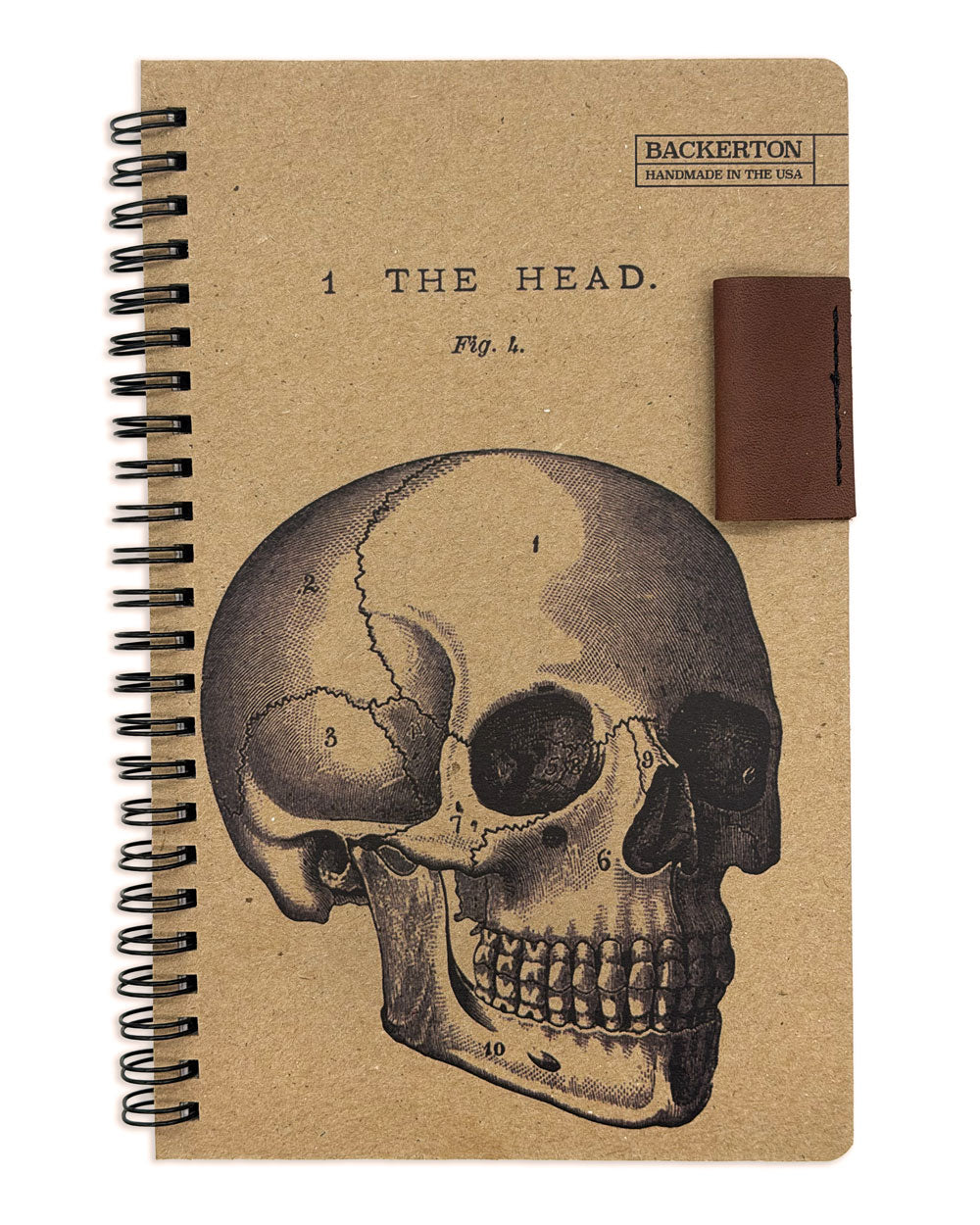 Skull Head Notebook-Backerton-Strange Ways