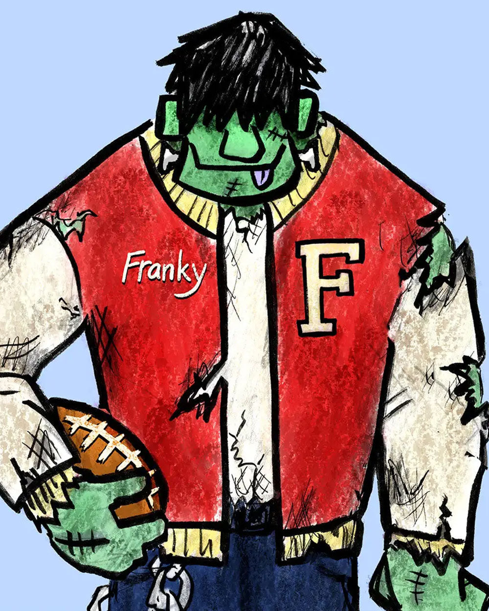 Franky Mini Art Print (5" x 5")