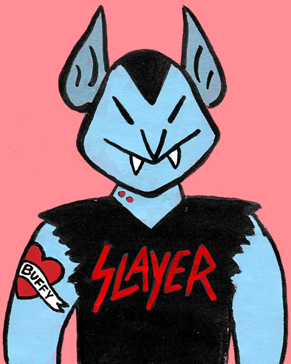 Vampire Slayer Mini Art Print (5" x 5")