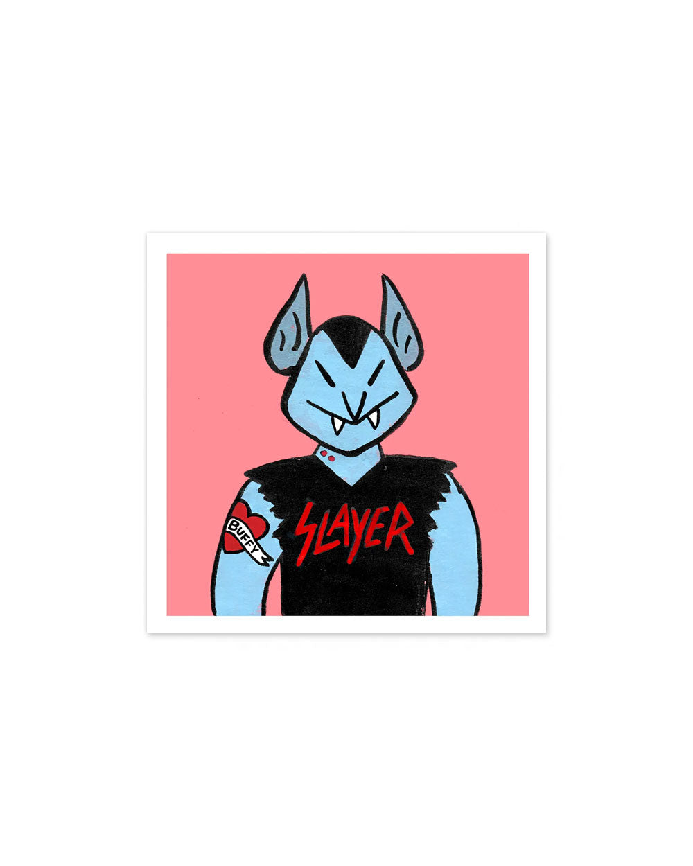 Vampire Slayer Mini Art Print (5" x 5")