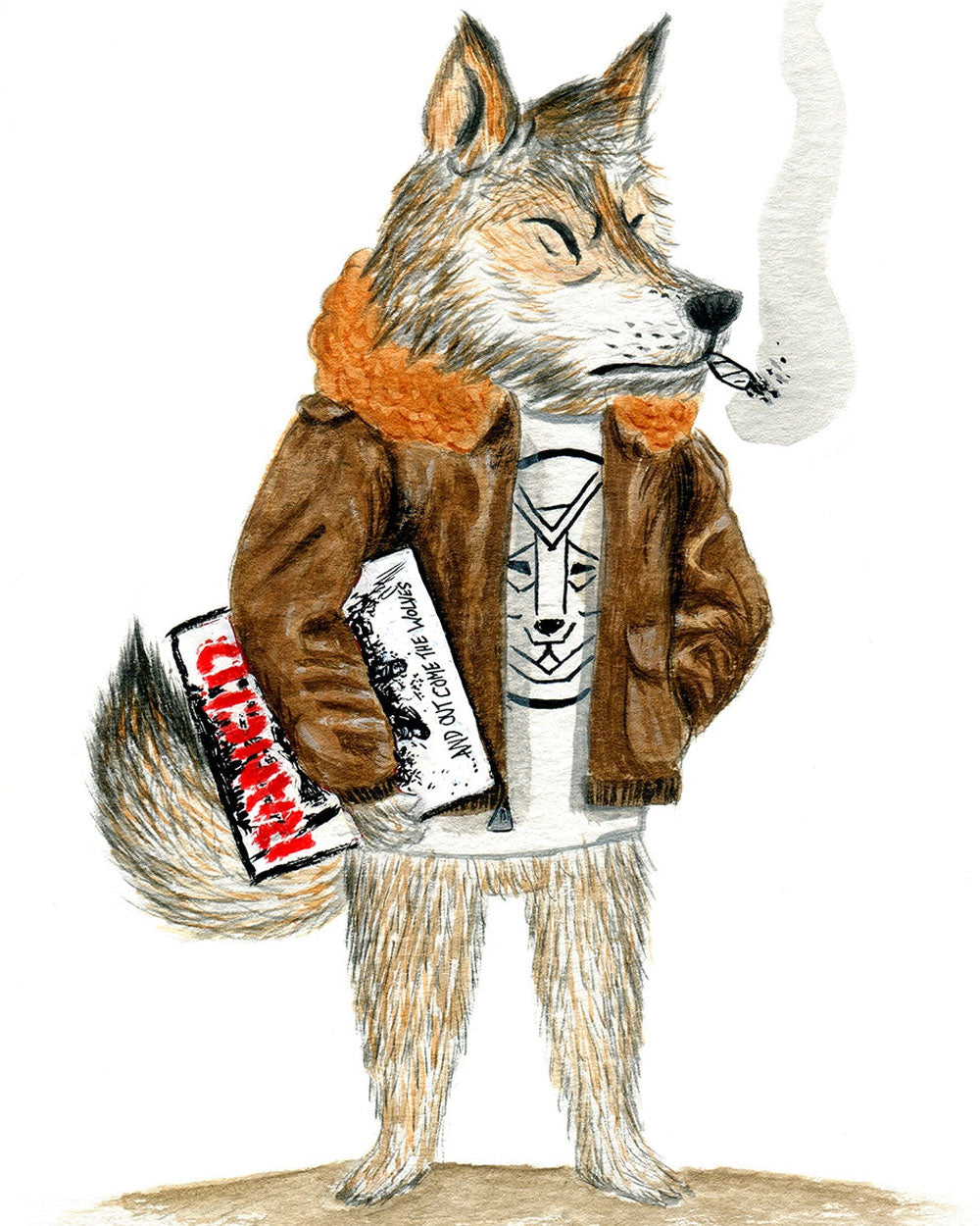 And Out Come The Wolves Mini Art Print (5" x 7")