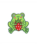 Frog & Strawberry Small Patch-Wildflower + Co.-Strange Ways