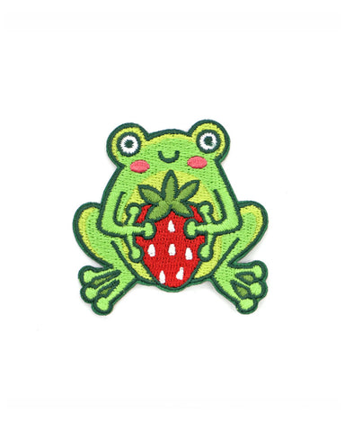 Frog & Strawberry Small Patch