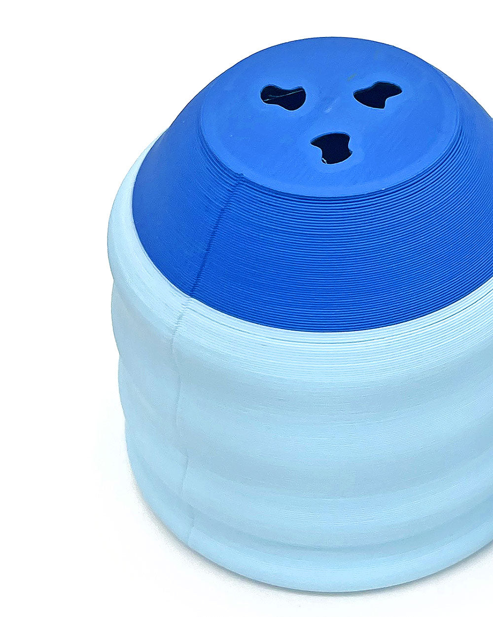 Wiggle Planter Pot - Light Blue/Blue-Object Lover-Strange Ways