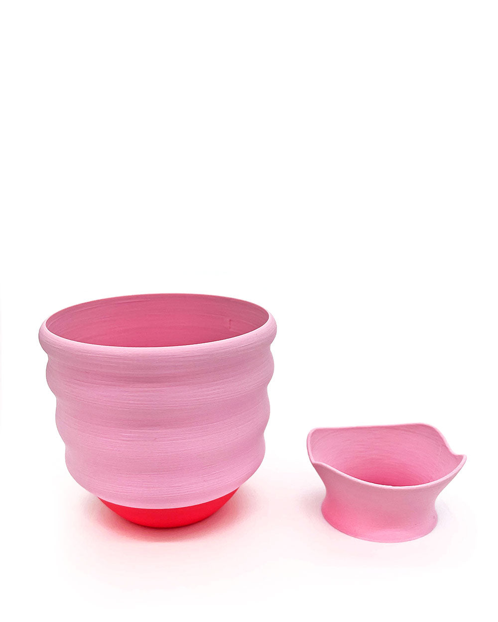 Wiggle Planter Pot - Pink/Red-Object Lover-Strange Ways