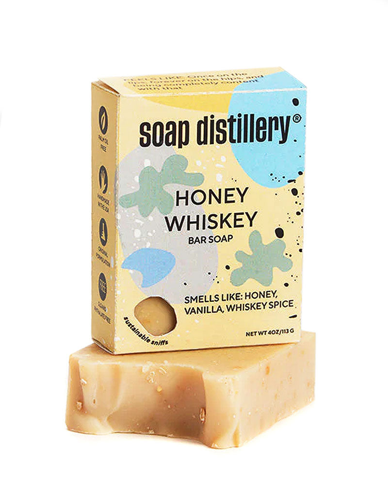 Honey Whiskey Bar Soap (4oz)-Soap Distillery-Strange Ways