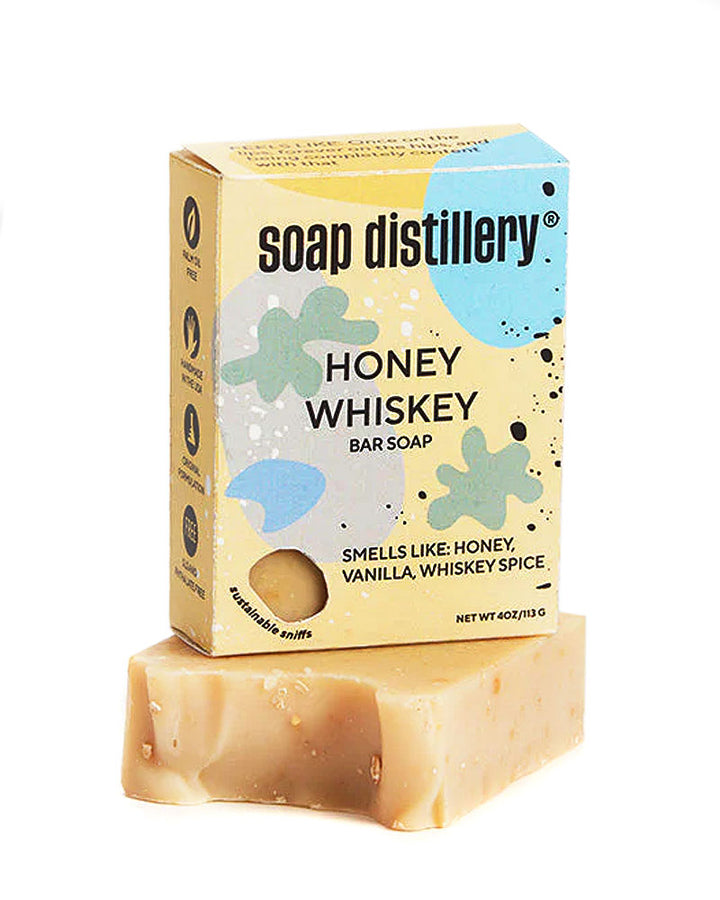 Honey Whiskey Bar Soap (4oz)-Soap Distillery-Strange Ways