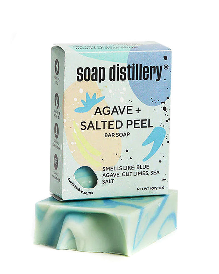 Agave + Salted Peel Bar Soap (4oz)-Soap Distillery-Strange Ways