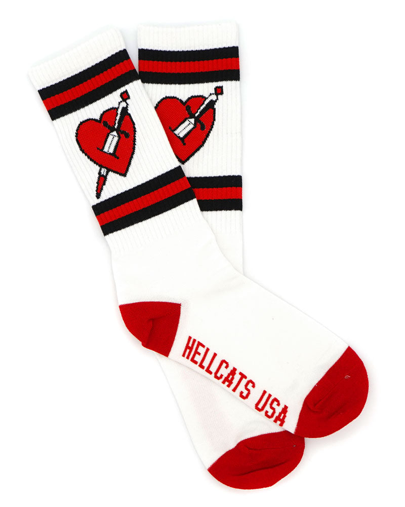 Heart & Dagger Socks-Hellcats USA-Strange Ways
