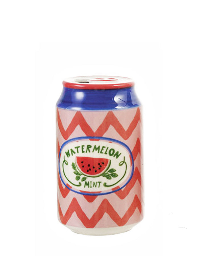 Soda Can Flower Vase - Watermelon Mint-Creative Co-Op-Strange Ways