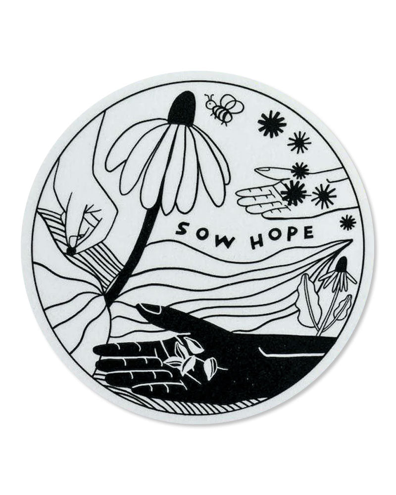 Sow Hope Rainbow Suncatcher Window Decal-Katie Blanchard-Strange Ways