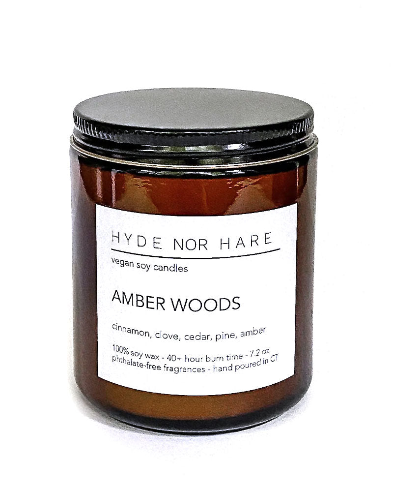 Amber Woods Soy Candle