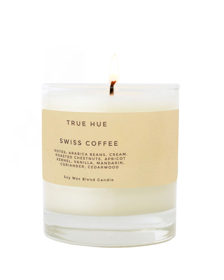 Swiss Coffee Soy Candle (7.75oz)-True Hue-Strange Ways