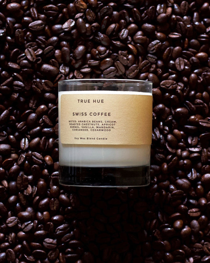 Swiss Coffee Soy Candle (7.75oz)-True Hue-Strange Ways