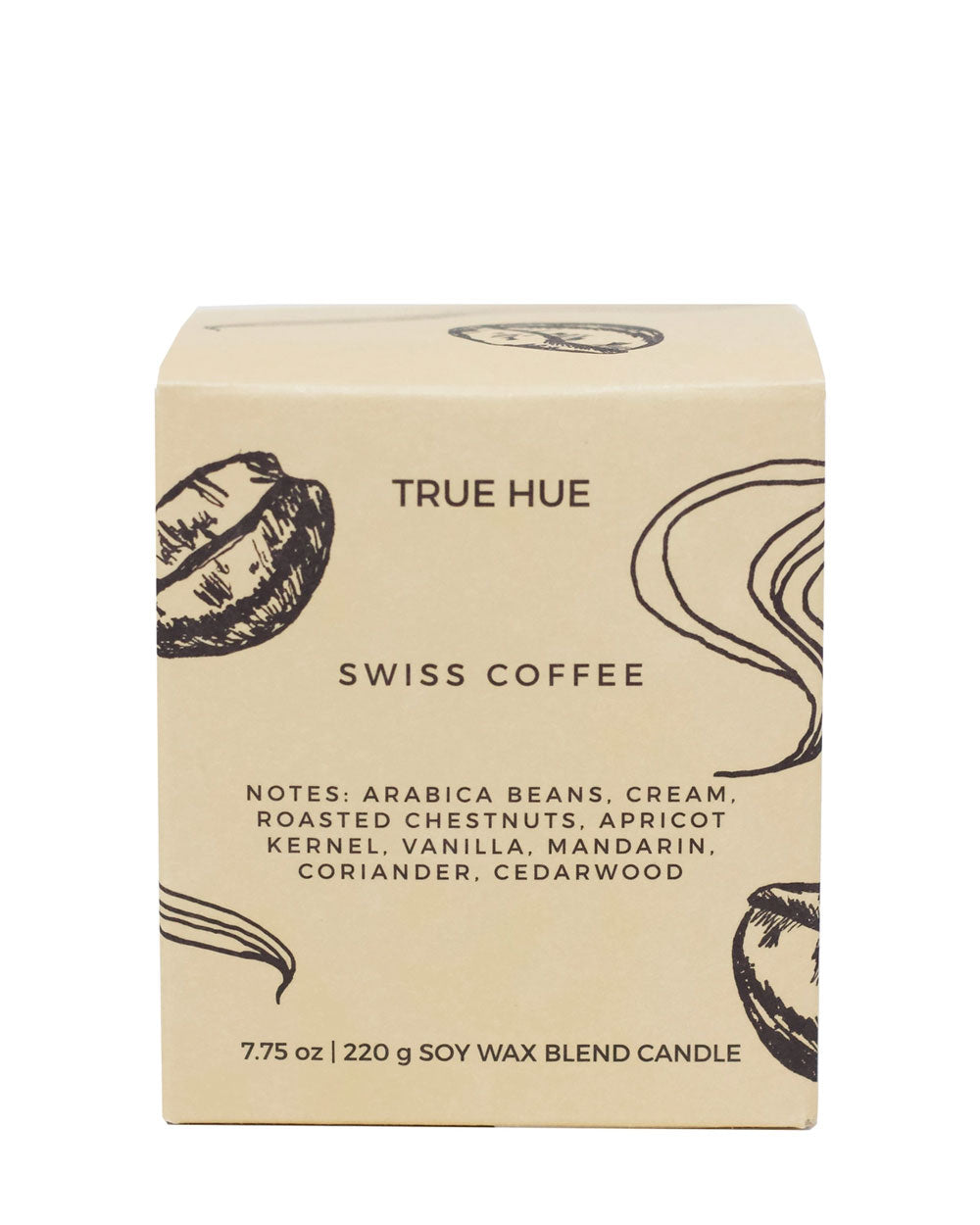 Swiss Coffee Soy Candle (7.75oz)-True Hue-Strange Ways