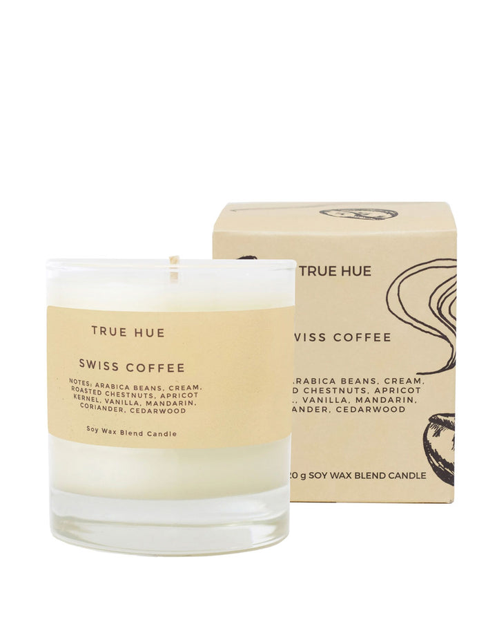 Swiss Coffee Soy Candle (7.75oz)-True Hue-Strange Ways