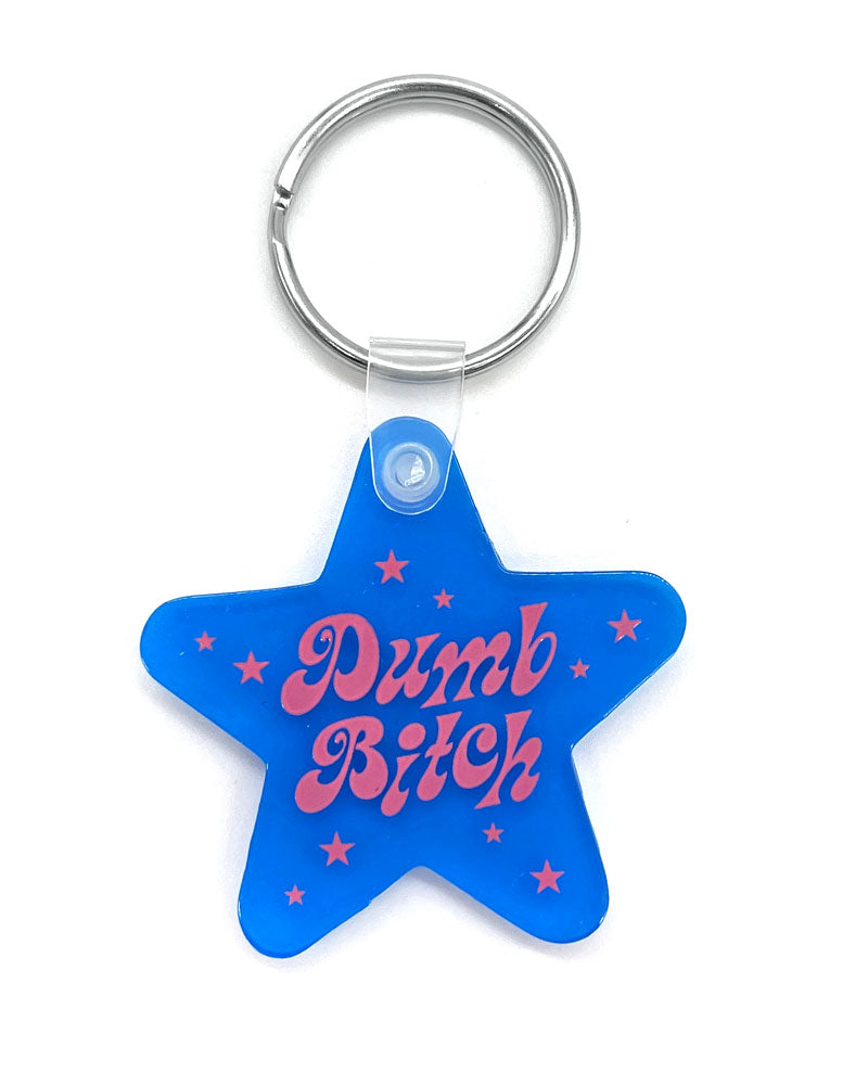 Dumb Bitch Star Keychain-Krystan Saint Cat-Strange Ways
