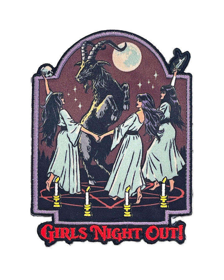 Girls Night Out Satan Circle Patch-Steven Rhodes-Strange Ways