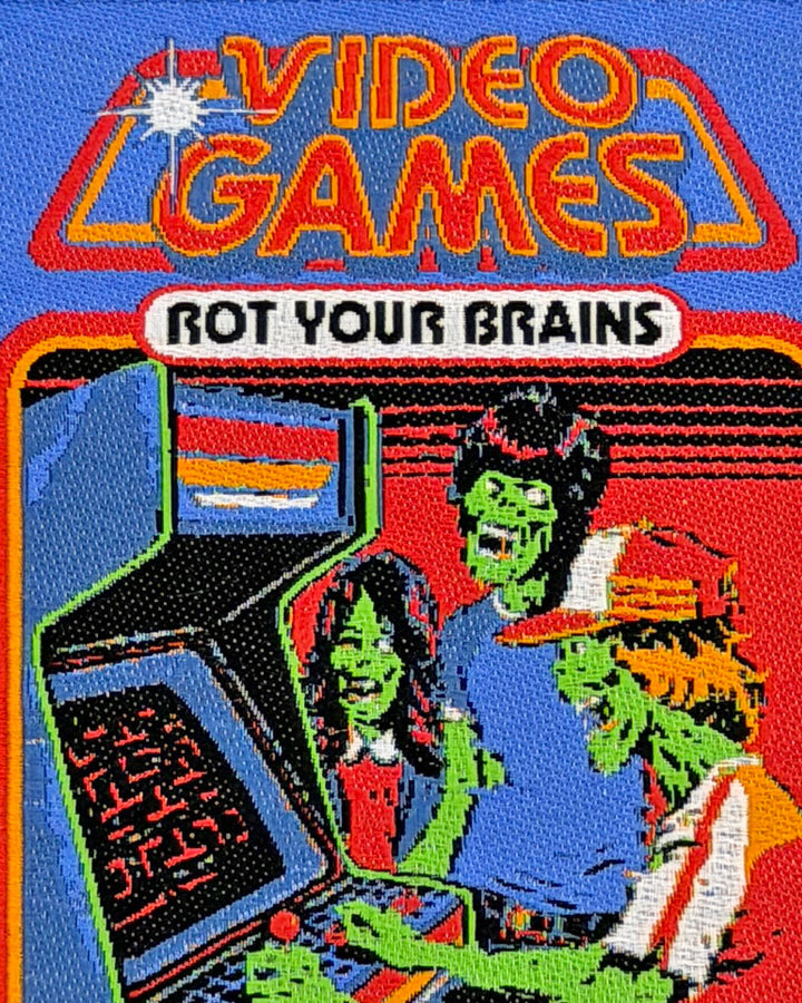 Video Games Rot Your Brains Patch-Steven Rhodes-Strange Ways