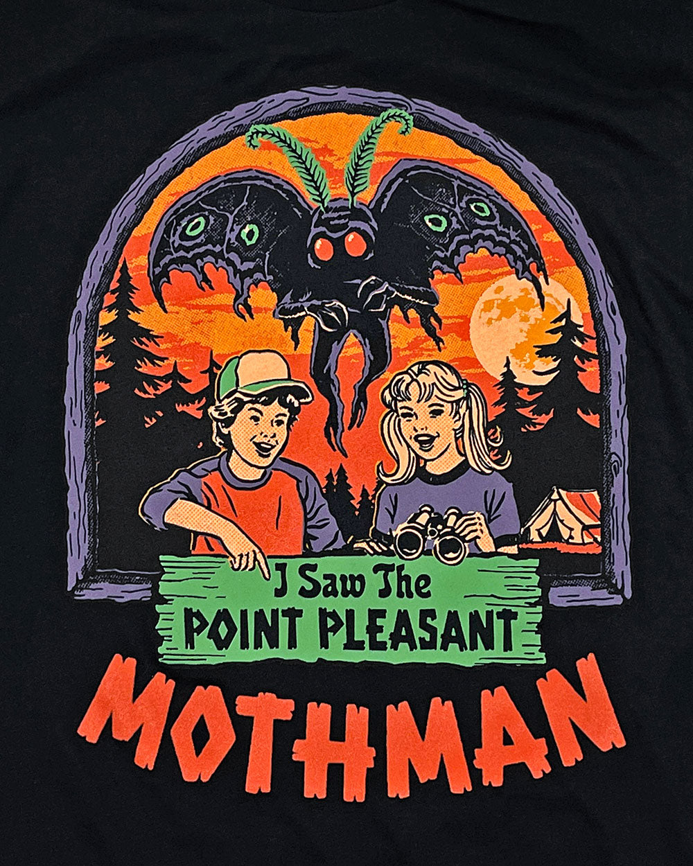 I Saw The Point Pleasant Mothman Unisex Shirt-Steven Rhodes-Strange Ways