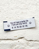 Just Stay Home Mini Sticker Patch (Limited Edition)-Stay Home Club-Strange Ways
