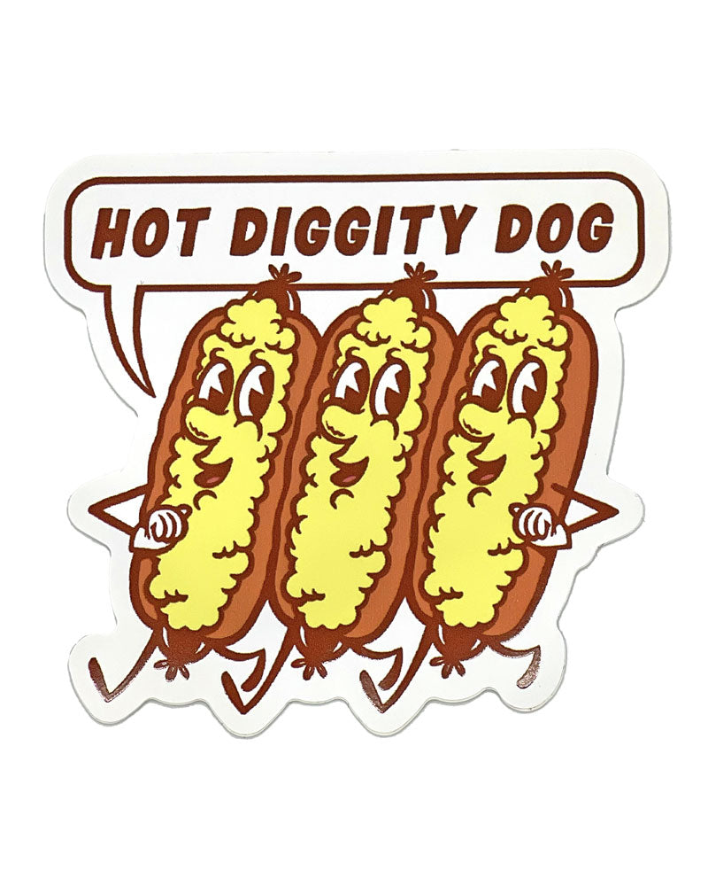 Hot Diggity Dog Sticker-Frog and Toad Press-Strange Ways