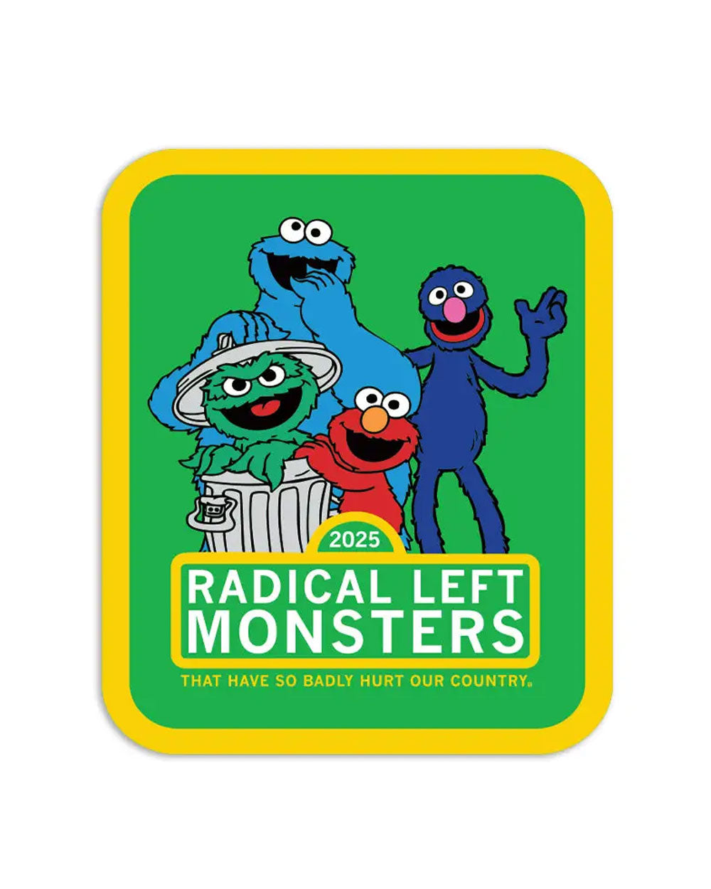 Radical Left Monsters Sticker-RAYGUN-Strange Ways