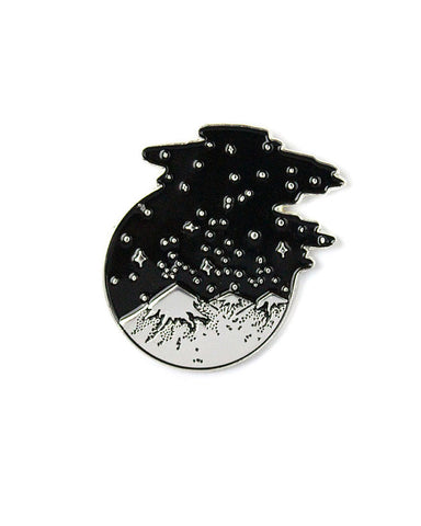 Starry Mountains Pin