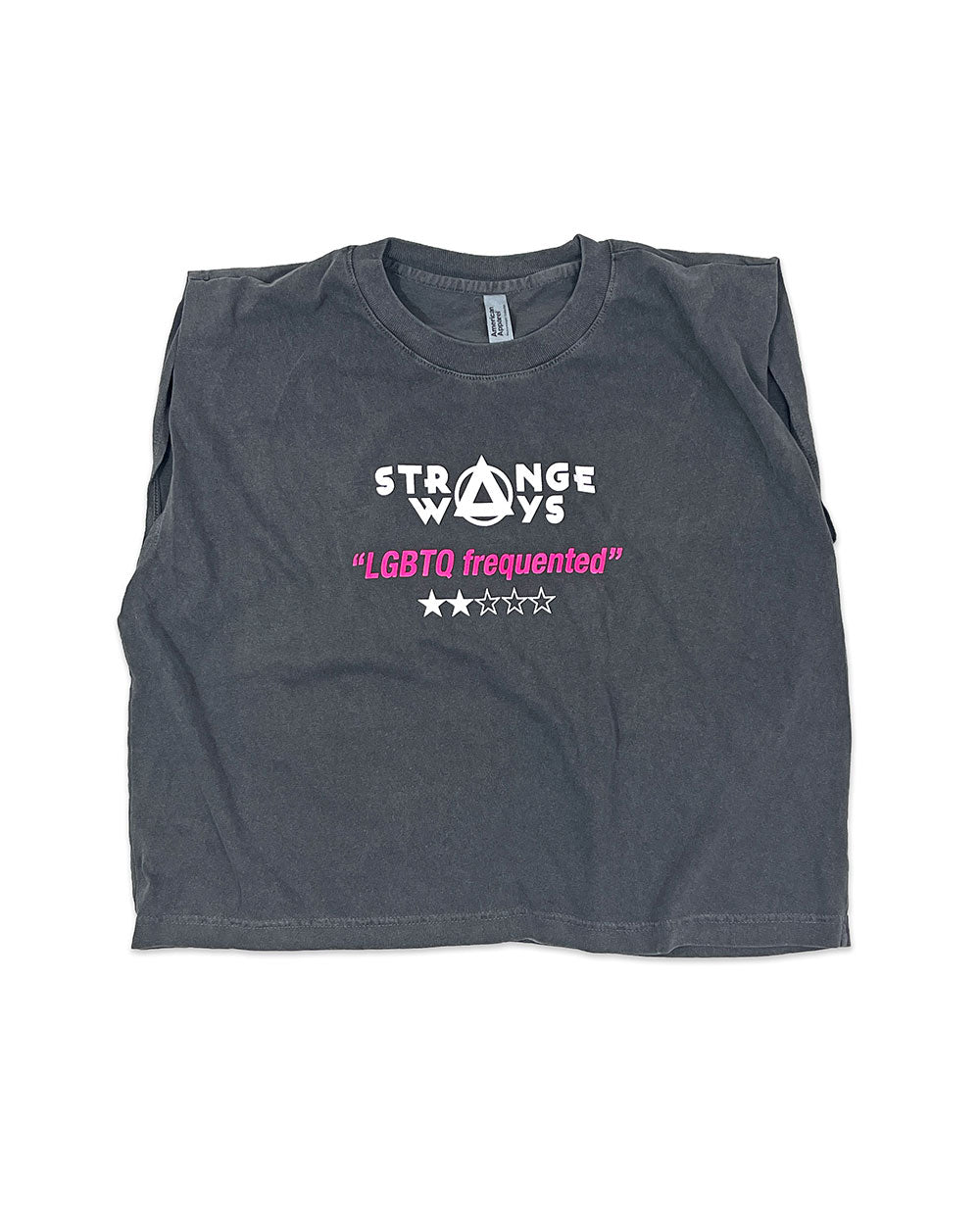 “LGBTQ Frequented” Strange Ways Muscle Crop Top-Strange Ways-Strange Ways