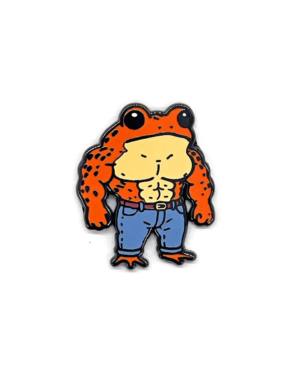 Buff Frog Pin