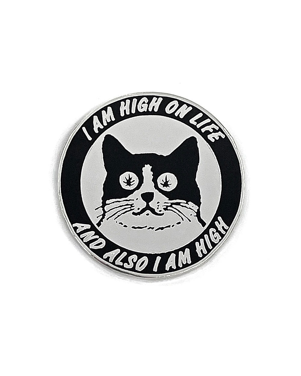 High On Life Cat Pin-Strike Gently Co.-Strange Ways