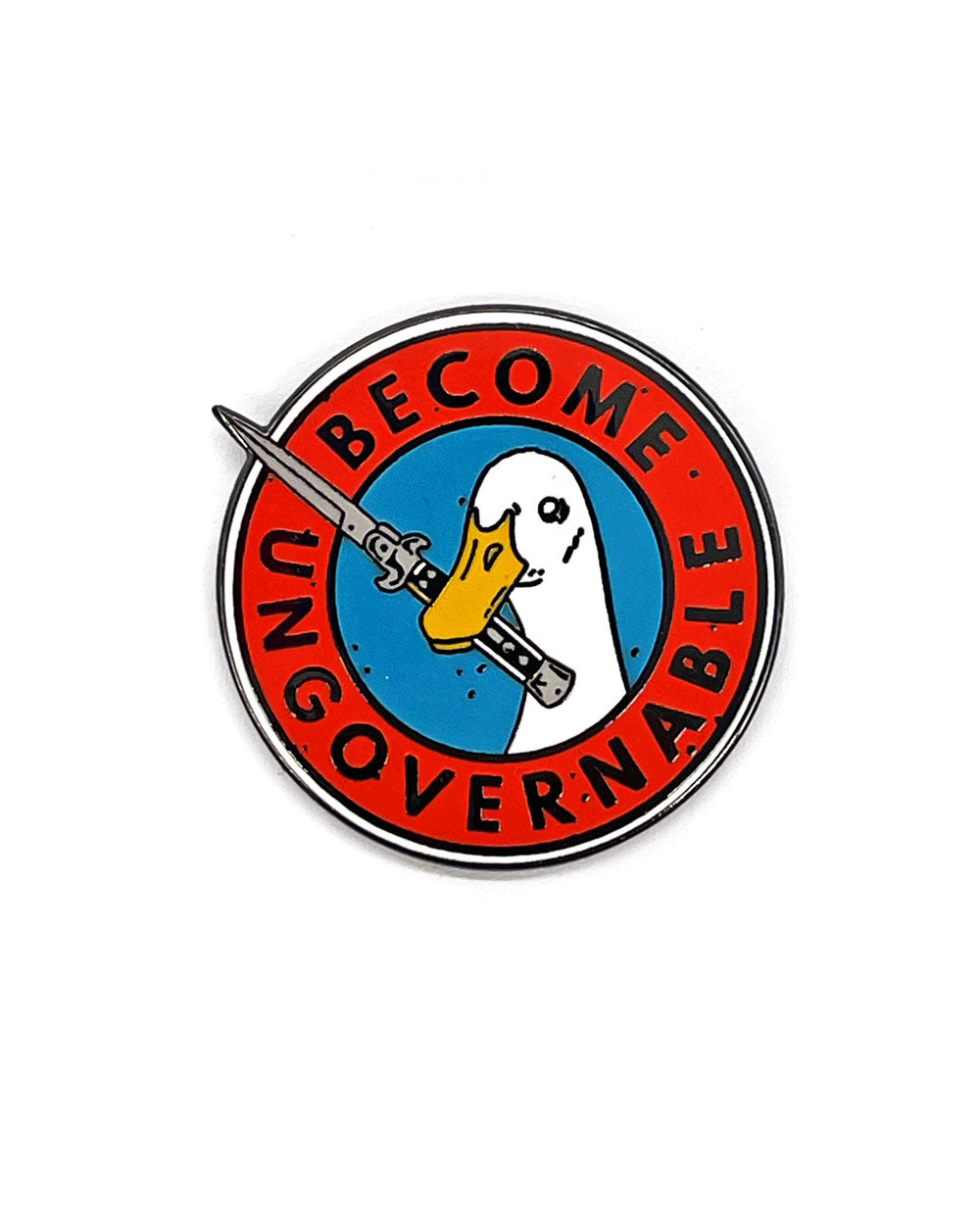 Become Ungovernable Duck Pin-Strike Gently Co.-Strange Ways