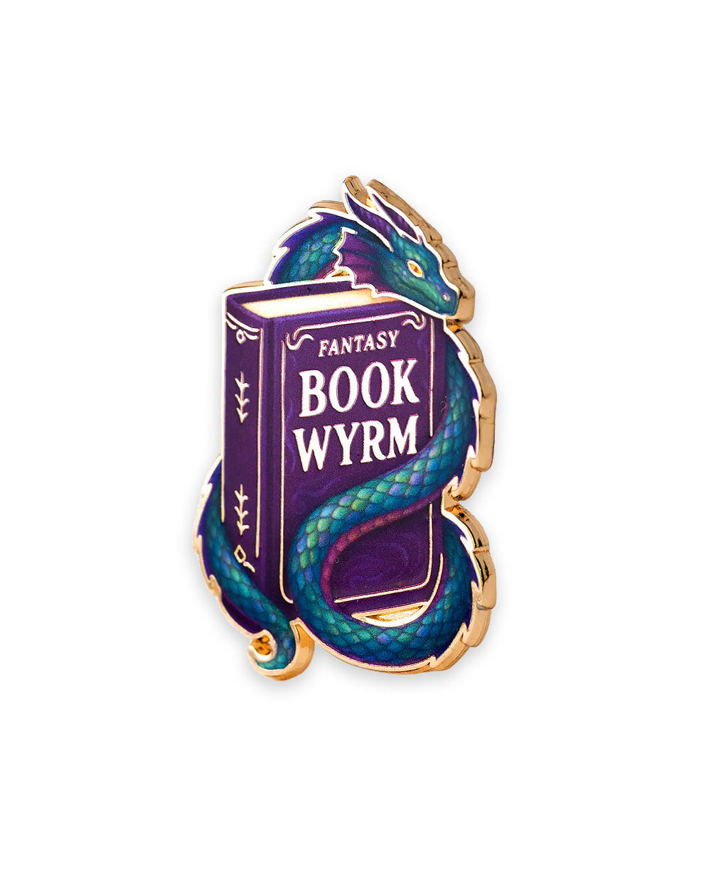 Book Wyrm Dragon Pin-Happily Plants-Strange Ways