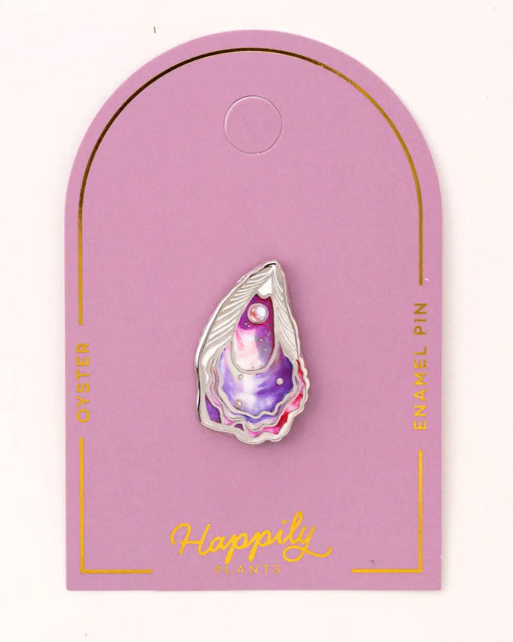 Oyster & Pearl PIn-Happily Plants-Strange Ways