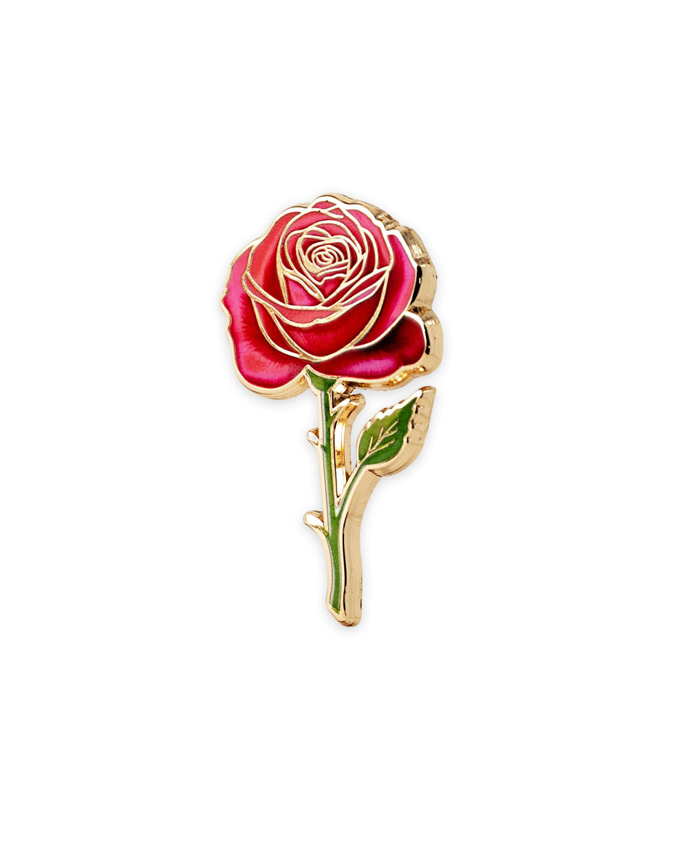 Red Rose Flower Pin-Happily Plants-Strange Ways