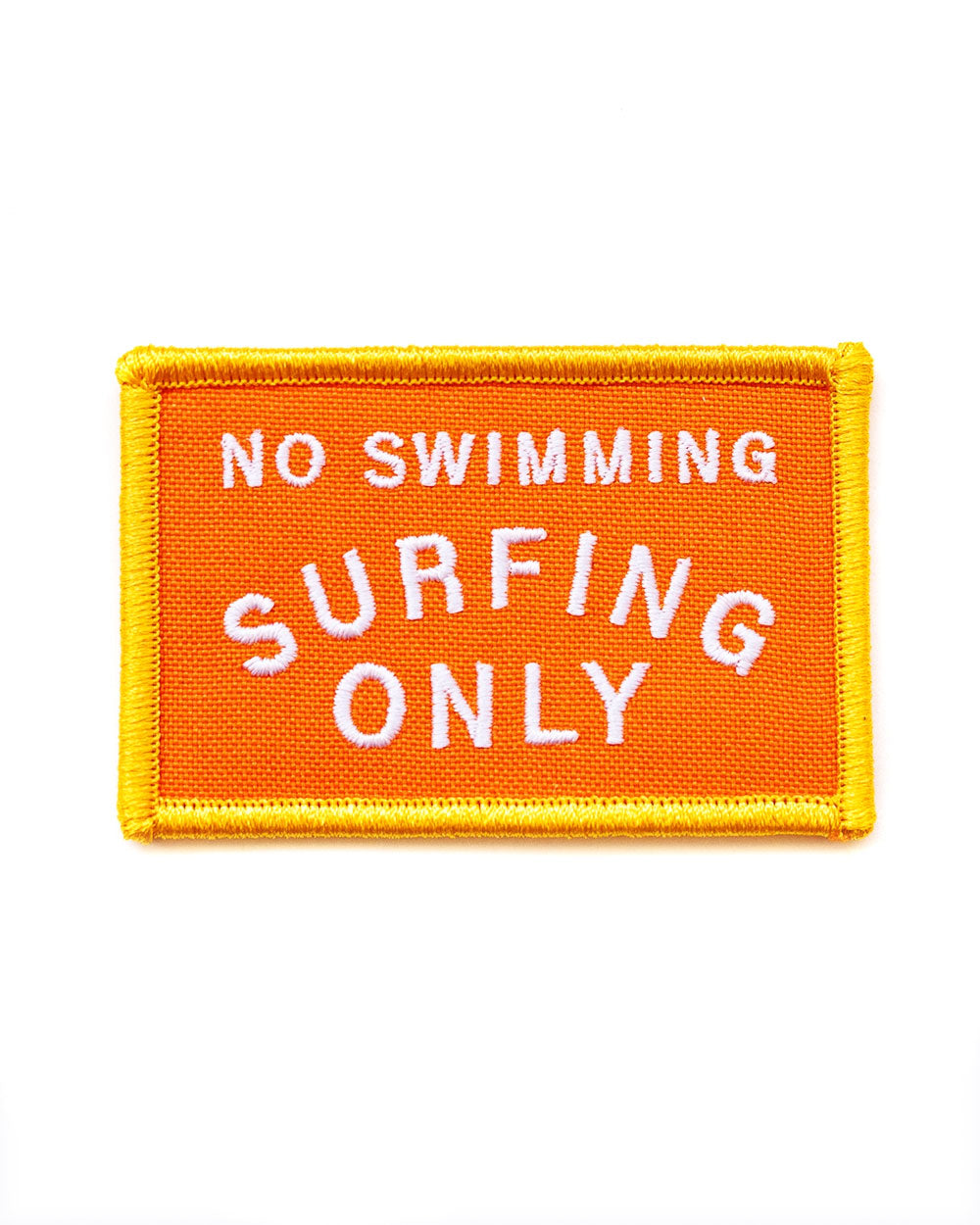 No Swimming, Surfing Only Patch-Union Made-Strange Ways
