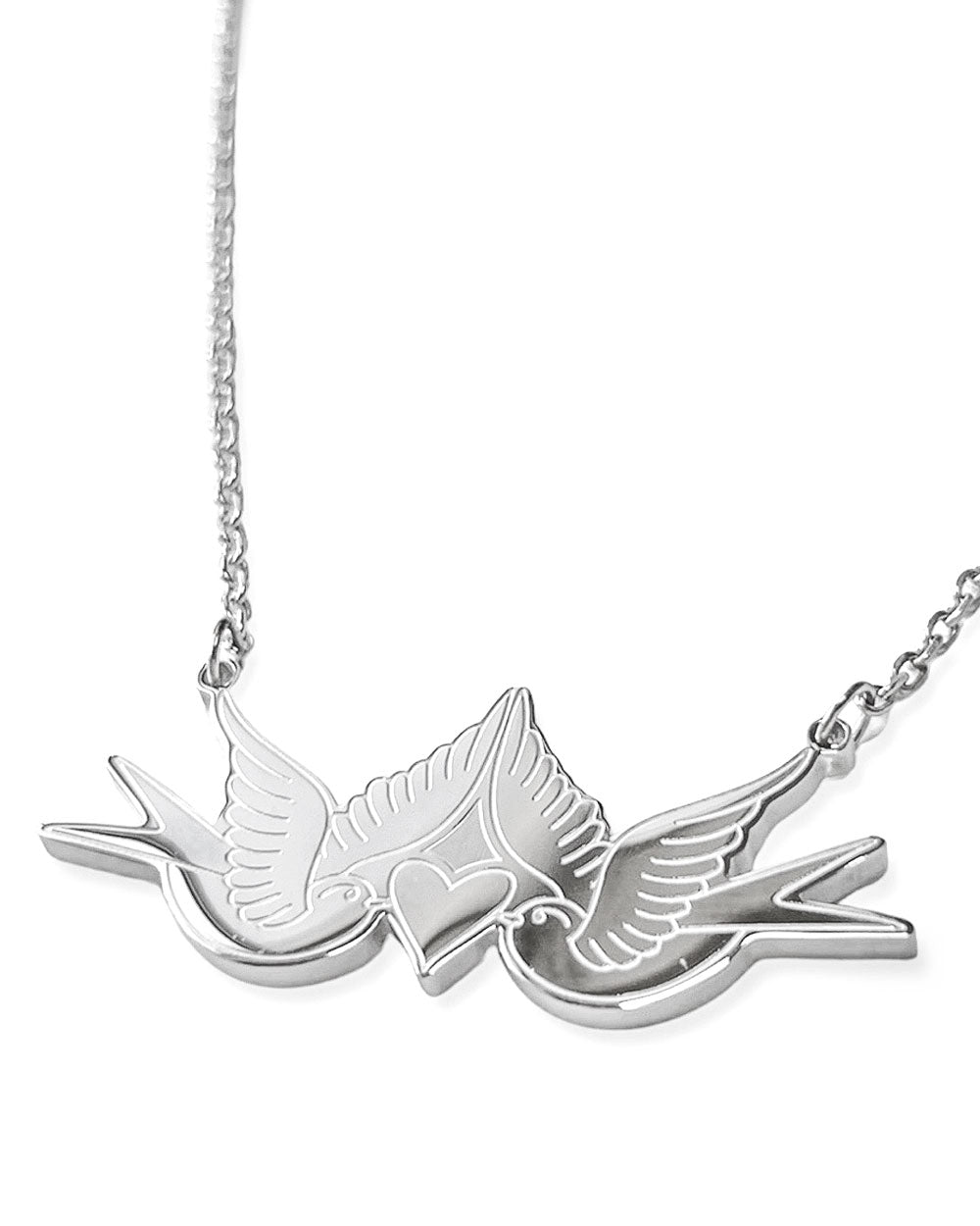 Swallows In Love Necklace-Tinta-Strange Ways