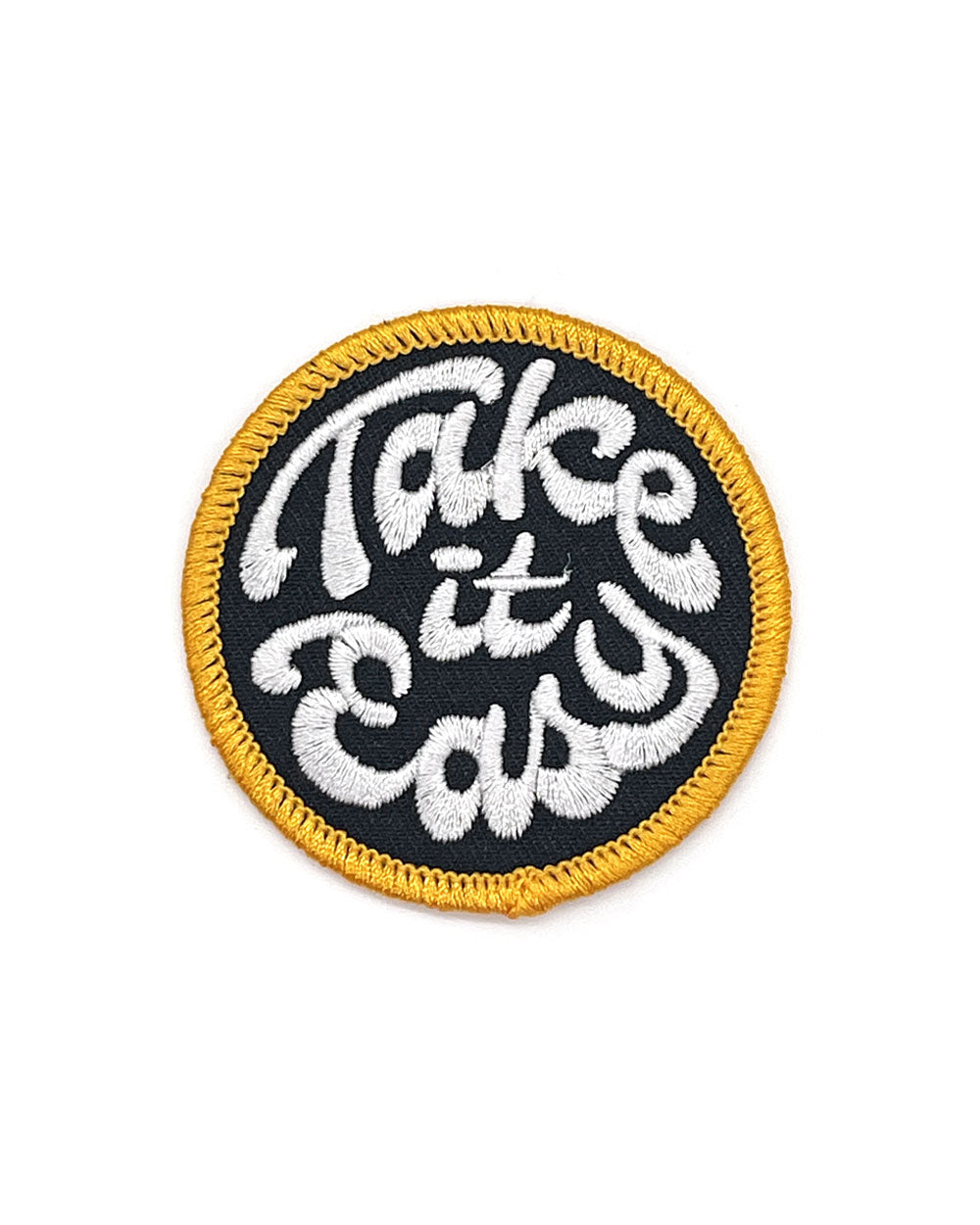 Take It Easy Small Patch - Black-Squatchy-Strange Ways