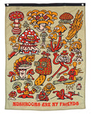 Mushroom Friends Tapestry Banner-Killer Acid-Strange Ways
