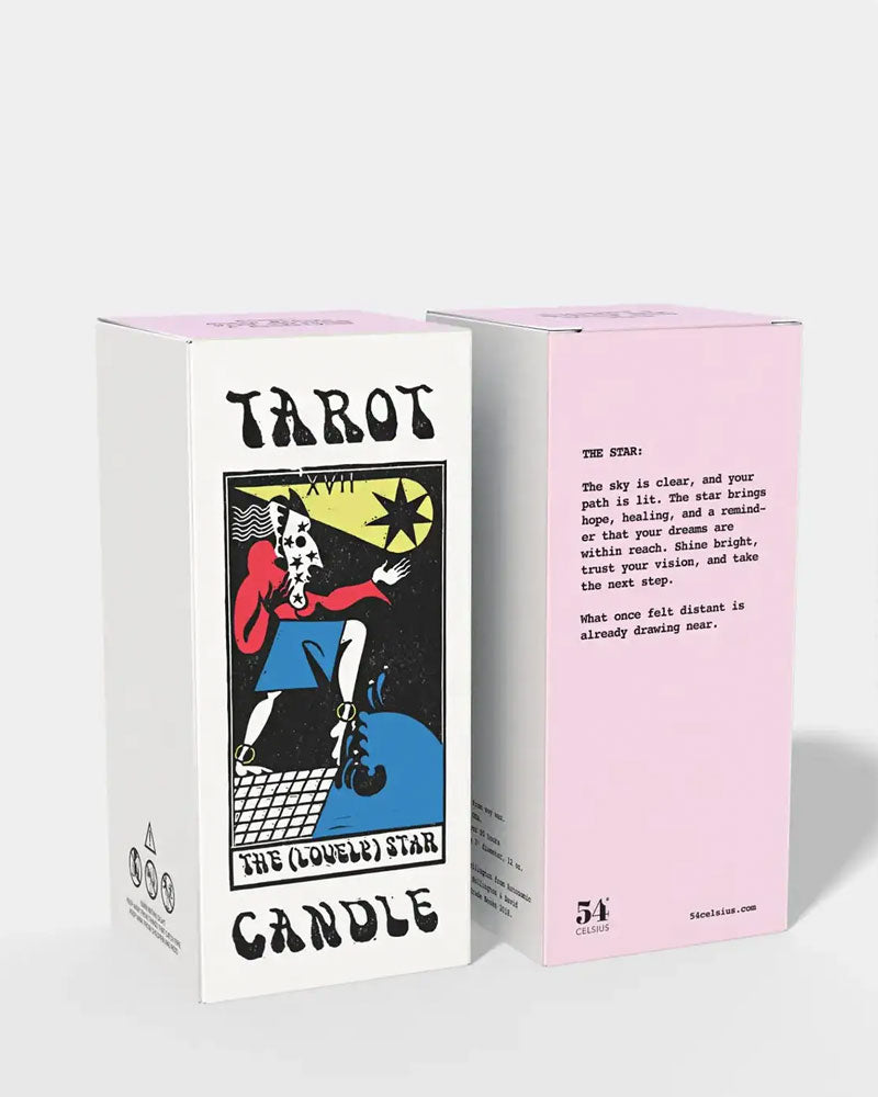 Scented Tarot Candle (12oz) - The Star-54° Celsius-Strange Ways