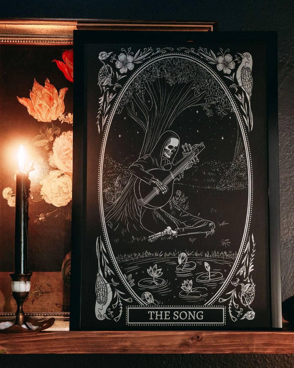 The Song - Tarot Card Screenprinted Art Print (11" x 17")-13th Press-Strange Ways
