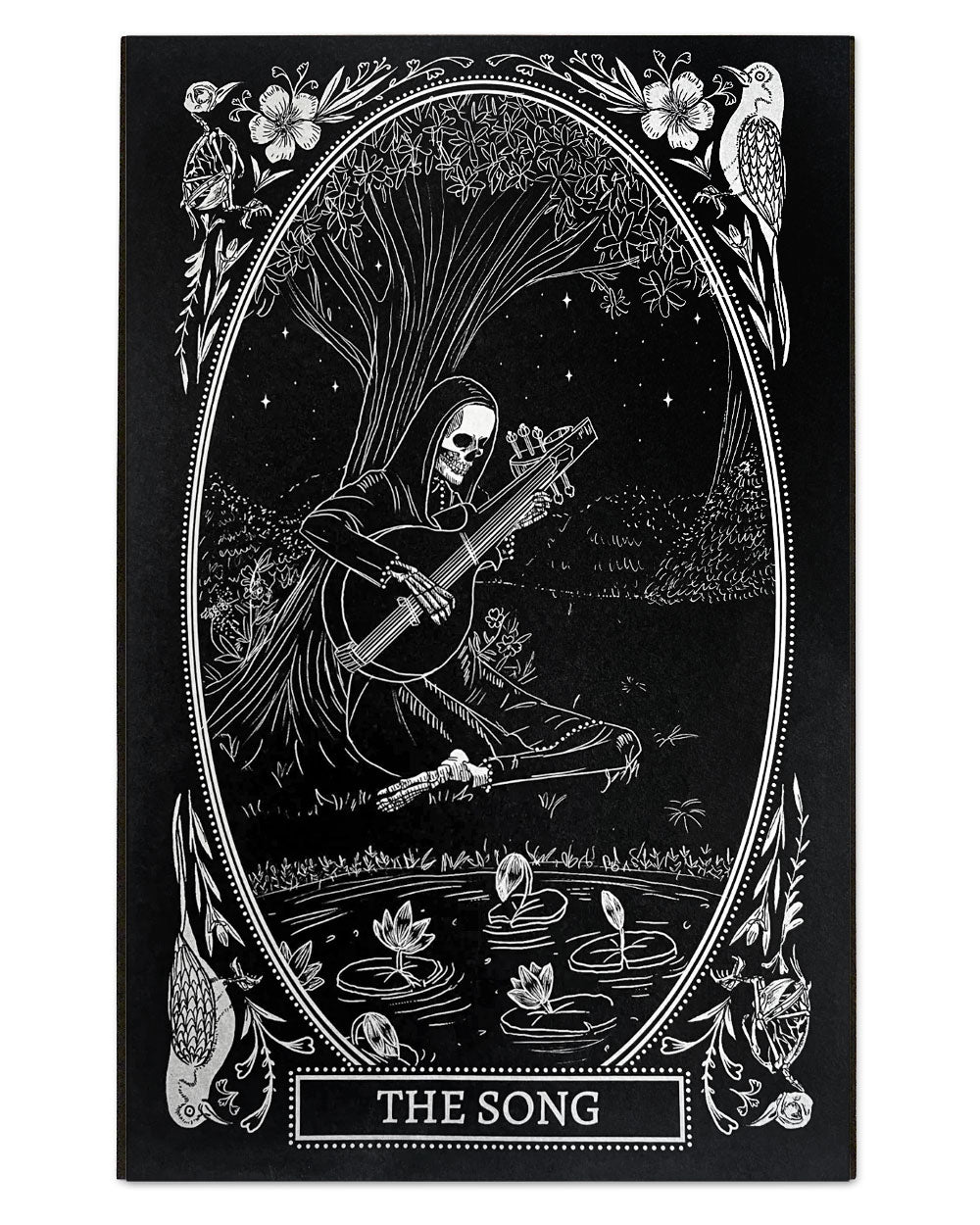 The Song - Tarot Card Screenprinted Art Print (11" x 17")-13th Press-Strange Ways