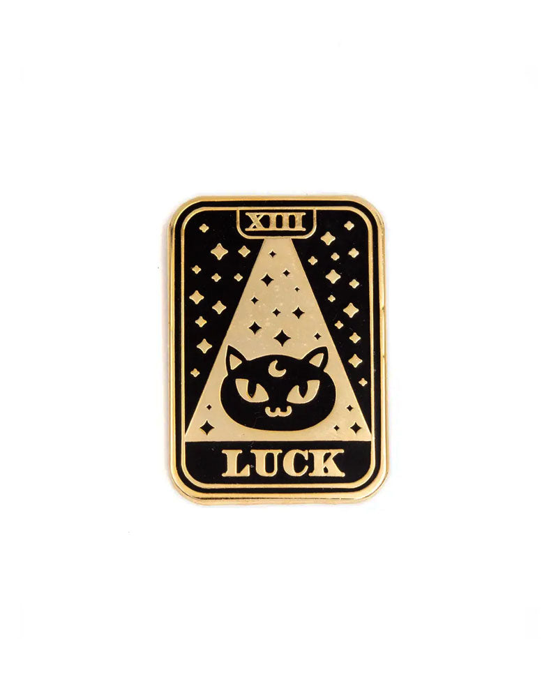 Black Cat Luck Tarot Pin-These Are Things-Strange Ways