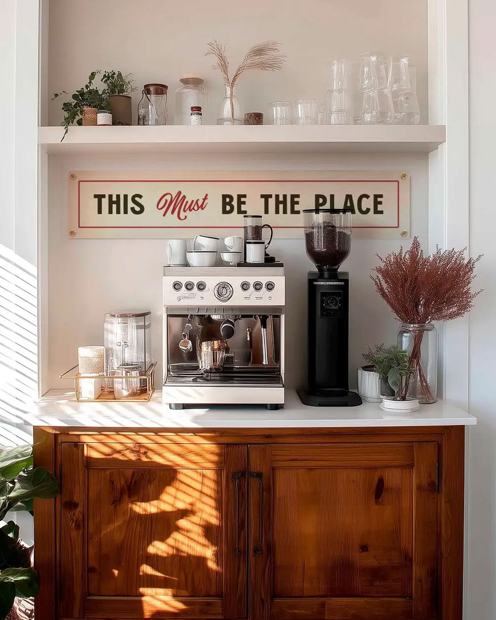 This Must Be The Place Felt Banner-Benoit's Design Co.-Strange Ways