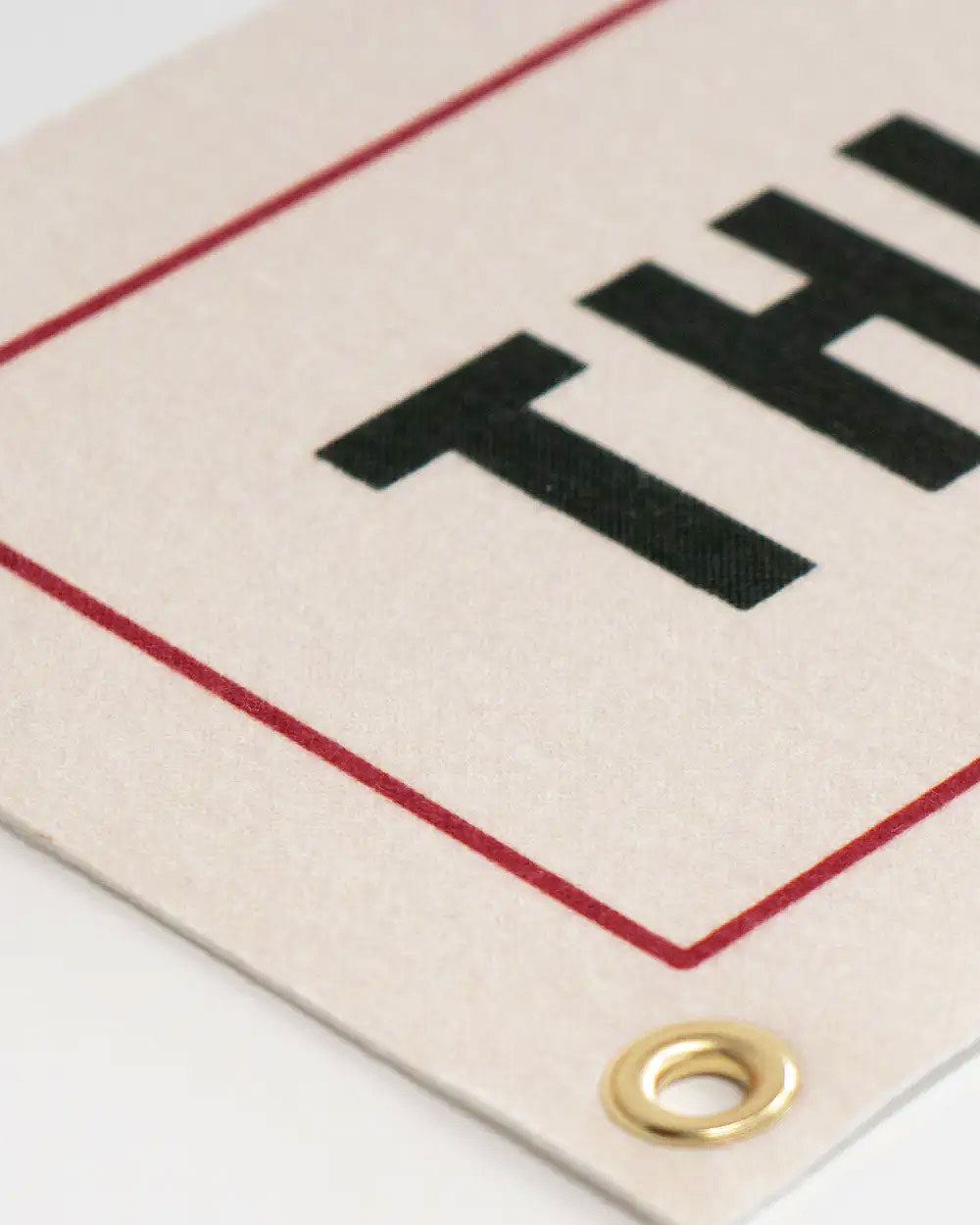 This Must Be The Place Felt Banner-Benoit's Design Co.-Strange Ways