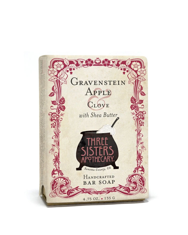 Gravenstein Apple & Clove Bar Soap-Three Sisters Apothecary-Strange Ways