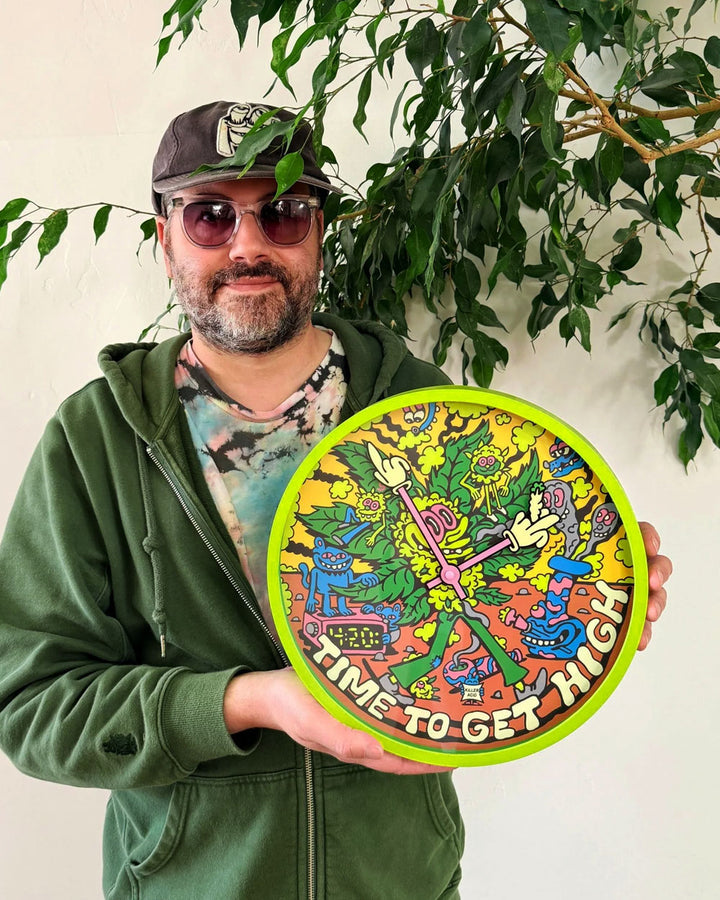 Time To Get High Wall Clock-Killer Acid-Strange Ways