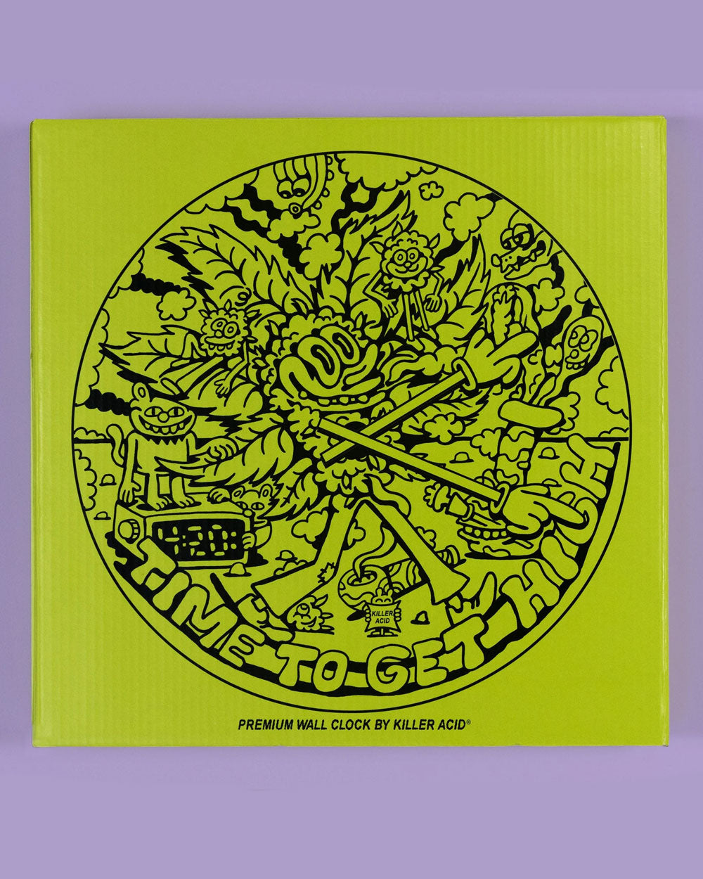 Time To Get High Wall Clock-Killer Acid-Strange Ways