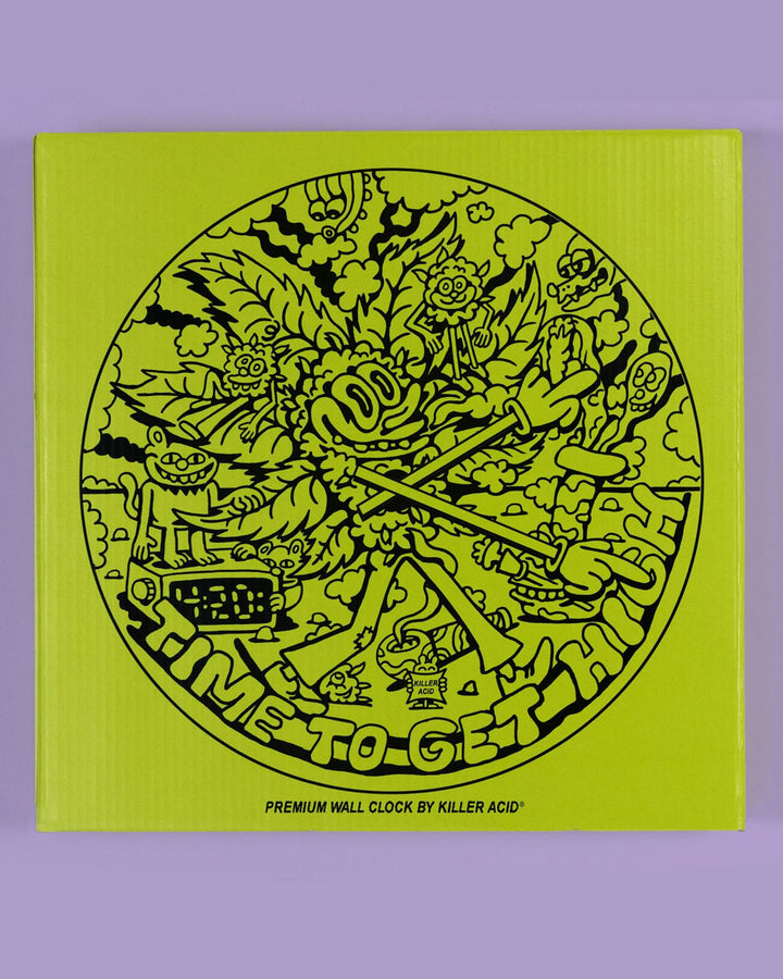 Time To Get High Wall Clock-Killer Acid-Strange Ways