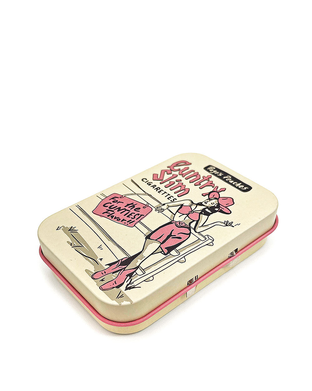 Cuntry Slim Tin Storage Container-Page's Peaches-Strange Ways